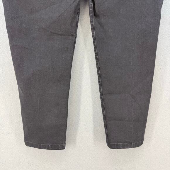 Democracy Jeans Women's 14 Black Denim Straight (Ab)solution High Rise Normcore - Picture 4 of 12